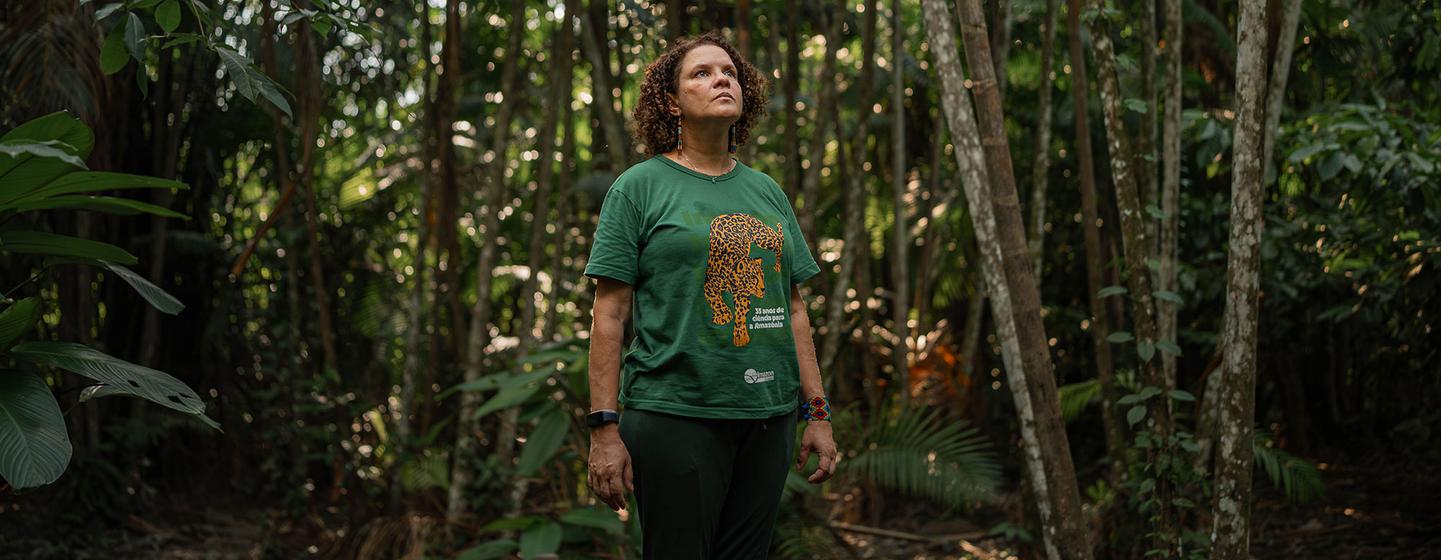 "地球卫士奖"得主辛西娅·霍努胡伊因开创性地运用前沿地理空间科学与人工智能技术，构建森林监测系统以遏制亚马孙雨林砍伐而获此殊荣。