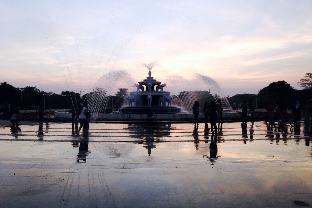People’s Square and Park, Yangon, Myanmar.