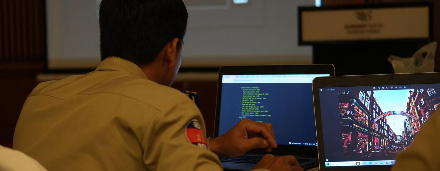 The UN authorities are supporting law enforcement authorities in Cambodia, and elsewhere, to fight cybercrime. The UN authorities are supporting law enforcement authorities in Cambodia, and elsewhere, to fight cybercrime.