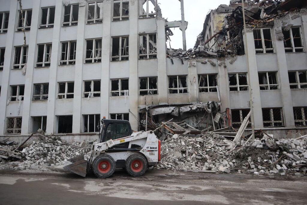 Sloviansk in eastern Ukraine has been regularly attacked with aerial bombs and drones.