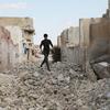 Ma'arrat An Nu'man, dans la région d'Idleb, en Syrie.