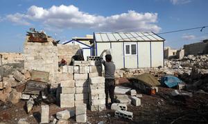 People in Syria are rebuilding their lives after fleeing their homes