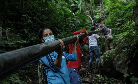 Harapan baru kemajuan menuju akhir akhir konflik Kolombia, Dewan Keamanan mendengar |