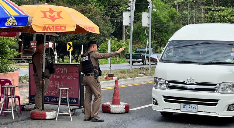 थाईलैंड में भी, ड्रग्स तस्करी पर क़ाबू करने के लिए, पुलिस गतिविधियाँ सक्रिय हैं.