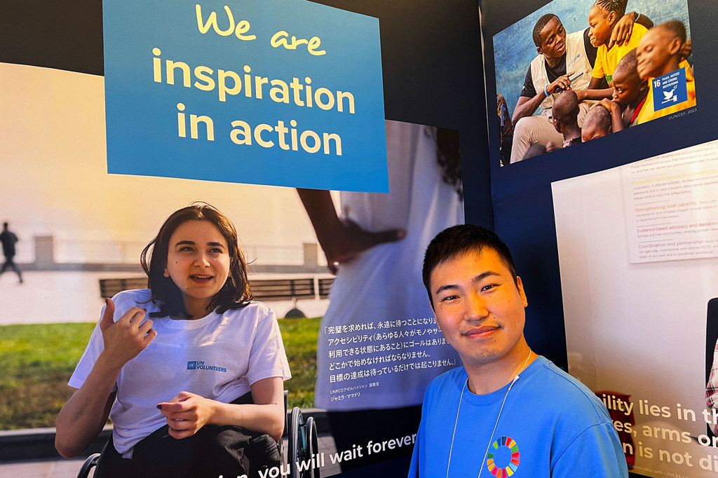 Haruki Ume is working for UN Volunteers at Expo 2025 in Osaka, Japan.