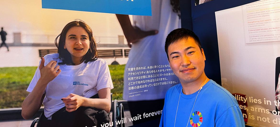 Haruki Ume is working for UN Volunteers at Expo 2025 in Osaka, Japan.