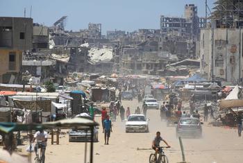 أجزاء واسعة من قطاع غزة دُمرت منذ 7 تشرين الأول/أكتوبر 2023.