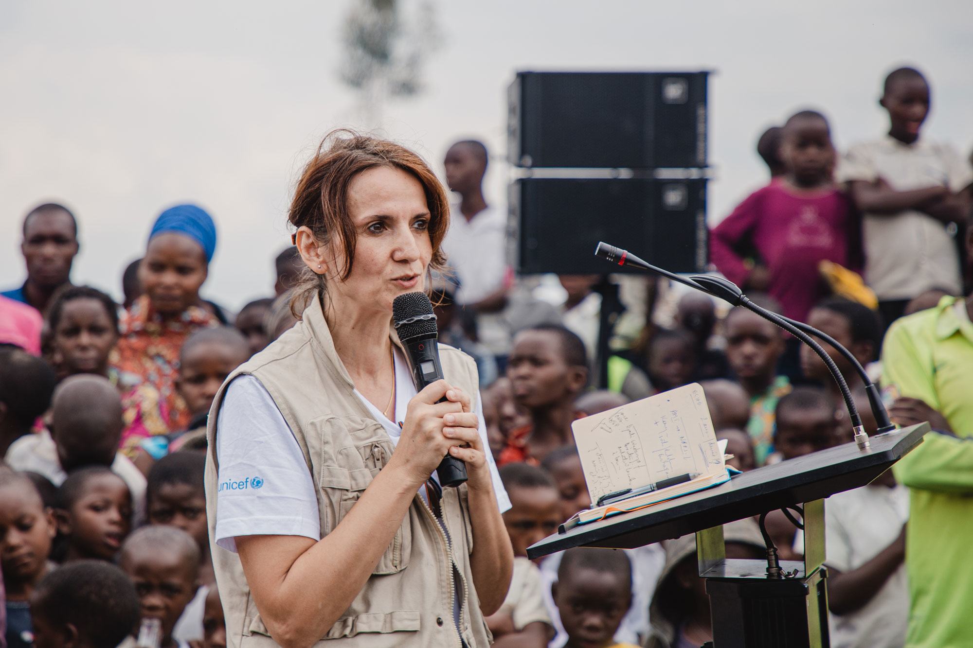 UNICEF's Helena Murseli. UNICEF's Helena Murseli.