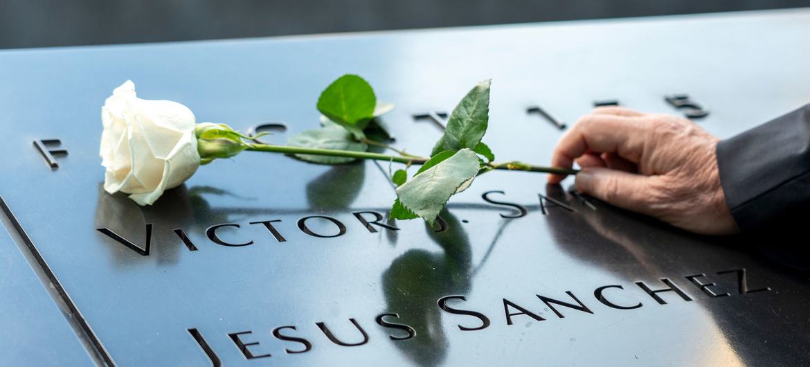 United Nations pays tribute to victims of 9/11 terrorist attacks.