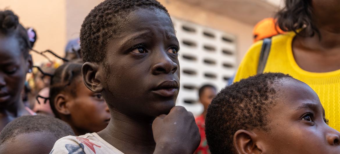 Children in Haiti are facing violence, instability, poverty and malnutrition amid continuing attacks by gangs and armed groups.