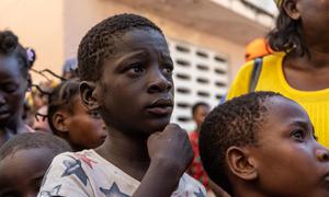 Children in Haiti are facing violence, instability, poverty and malnutrition amid continuing attacks by gangs and armed groups.