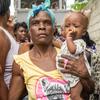 Displaced families seek refuge in Saint-Marc, Haiti.