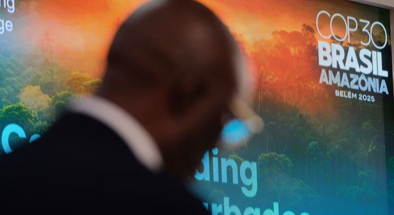 A Conferência das Nações Unidas sobre Mudanças Climáticas está acontecendo na cidade amazônica de Belém, no Brasil