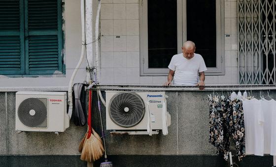 The emissions from the electricity or gasoline that powers air conditioners contributes to global warming.