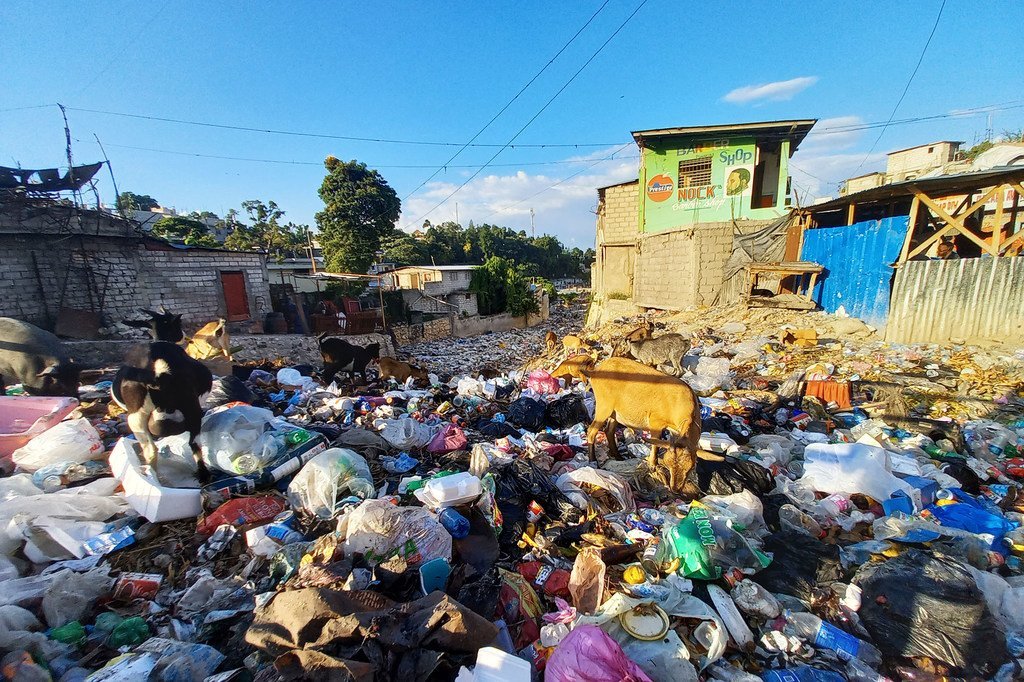 La gestión de residuos en Haití va muy por detrás de otros países de la región.