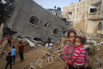 Les bombardements ont causé d'importants dégâts à Rafah, au sud de la bande de Gaza.
