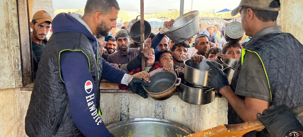 Hot meals are a lifeline to many Gazans, while the ongoing Israeli siege of northern Gaza enters its 75th day.