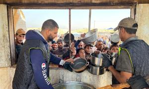 Hot meals are a lifeline to many Gazans, while the ongoing Israeli siege of northern Gaza enters its 75th day.