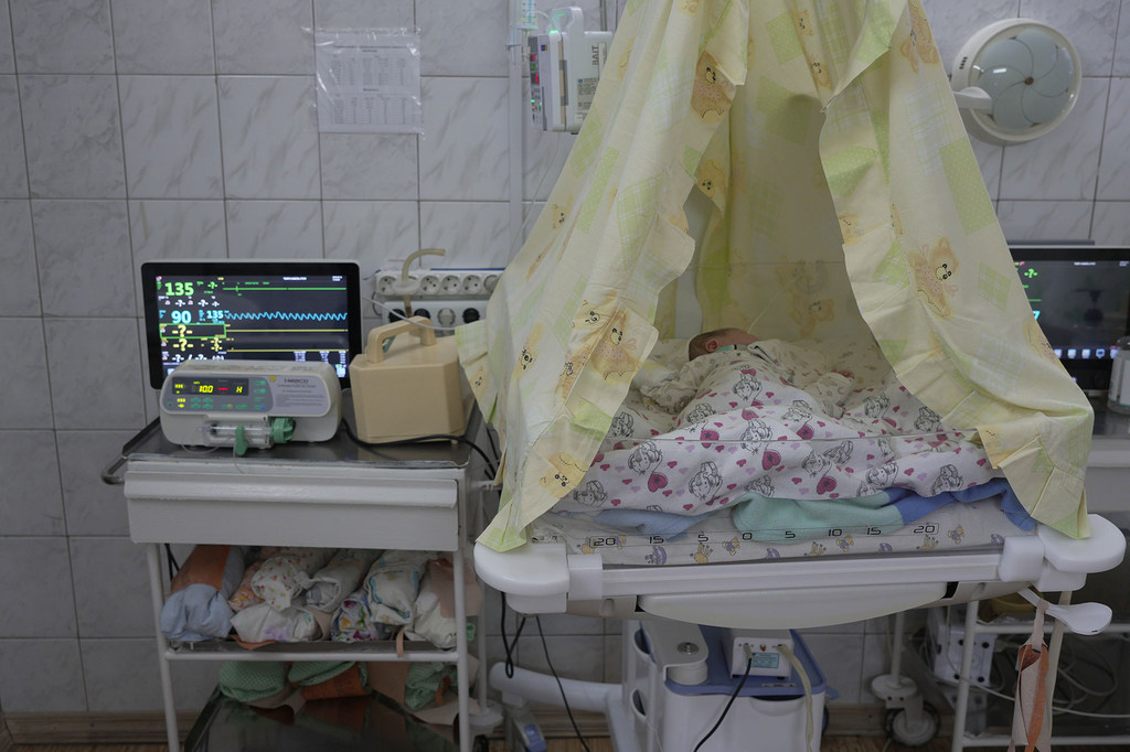 Неонатальное отделение интенсивной терапии в Харькове.