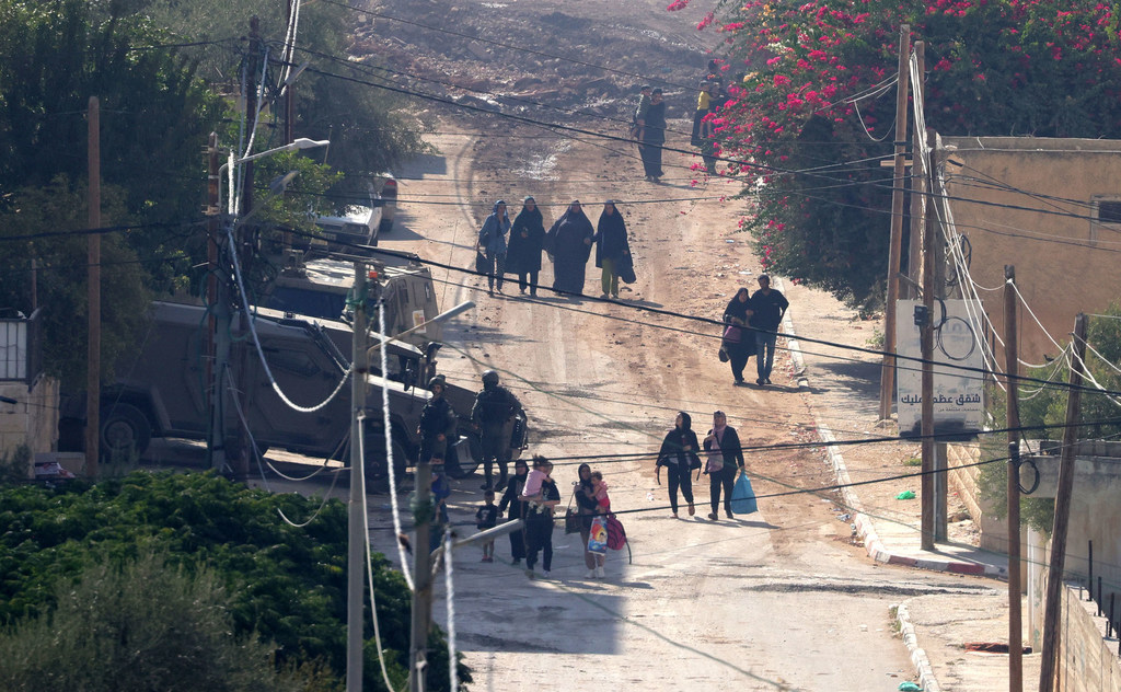 Des familles fuient leurs maisons en Cisjordanie, en raison de l'escalade continue de la violence (photo d'archives).