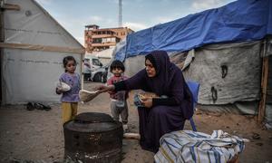 More than 1.8 million people in Gaza face extreme levels of food insecurity, with families left with little to eat. (file)