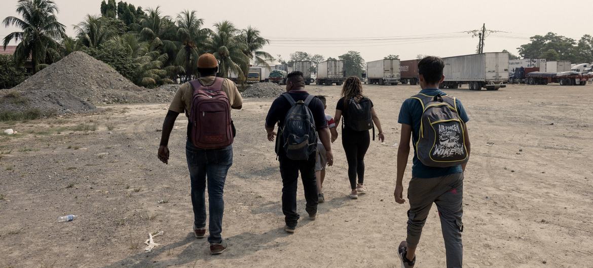 Des demandeurs d’asile traversent le Guatemala dans leur voyage vers le Mexique, les États-Unis et le Canada (photo d'archives).