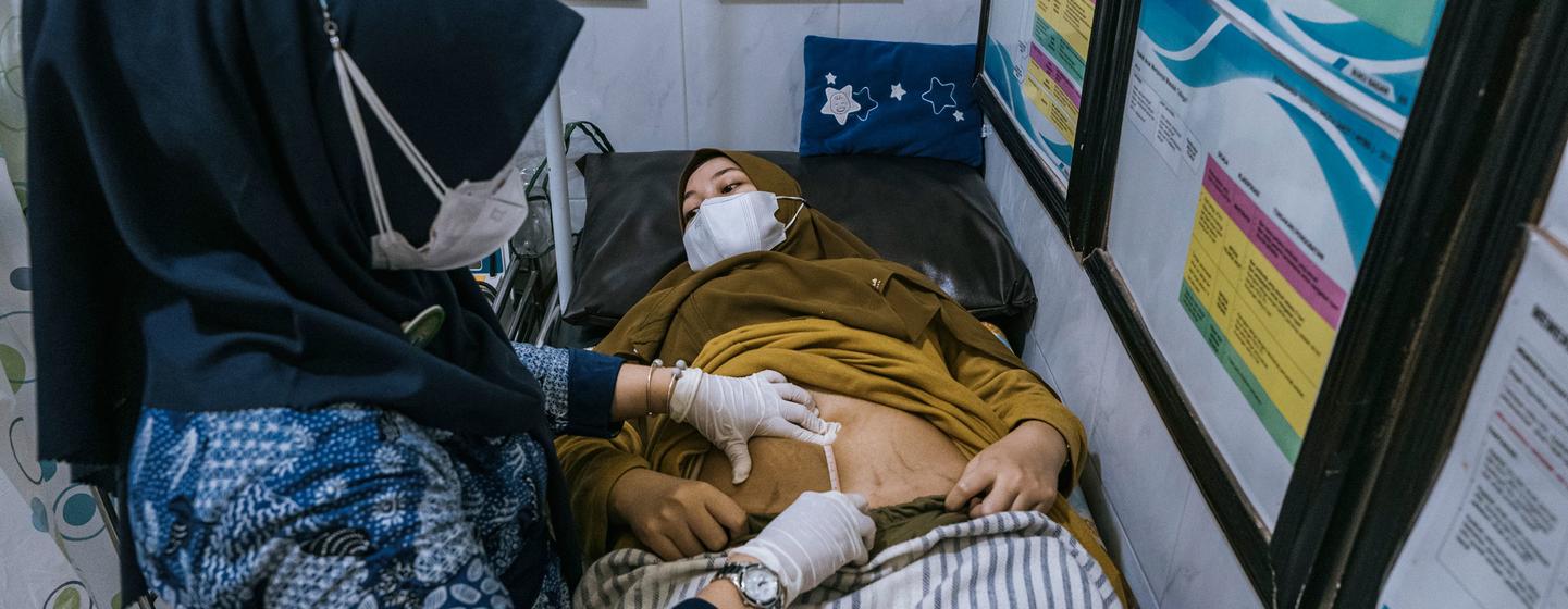 During the pandemic, this health centre in Indonesia was forced to close three times due to a high number of COVID-19 infections among staff (file, 2021)
