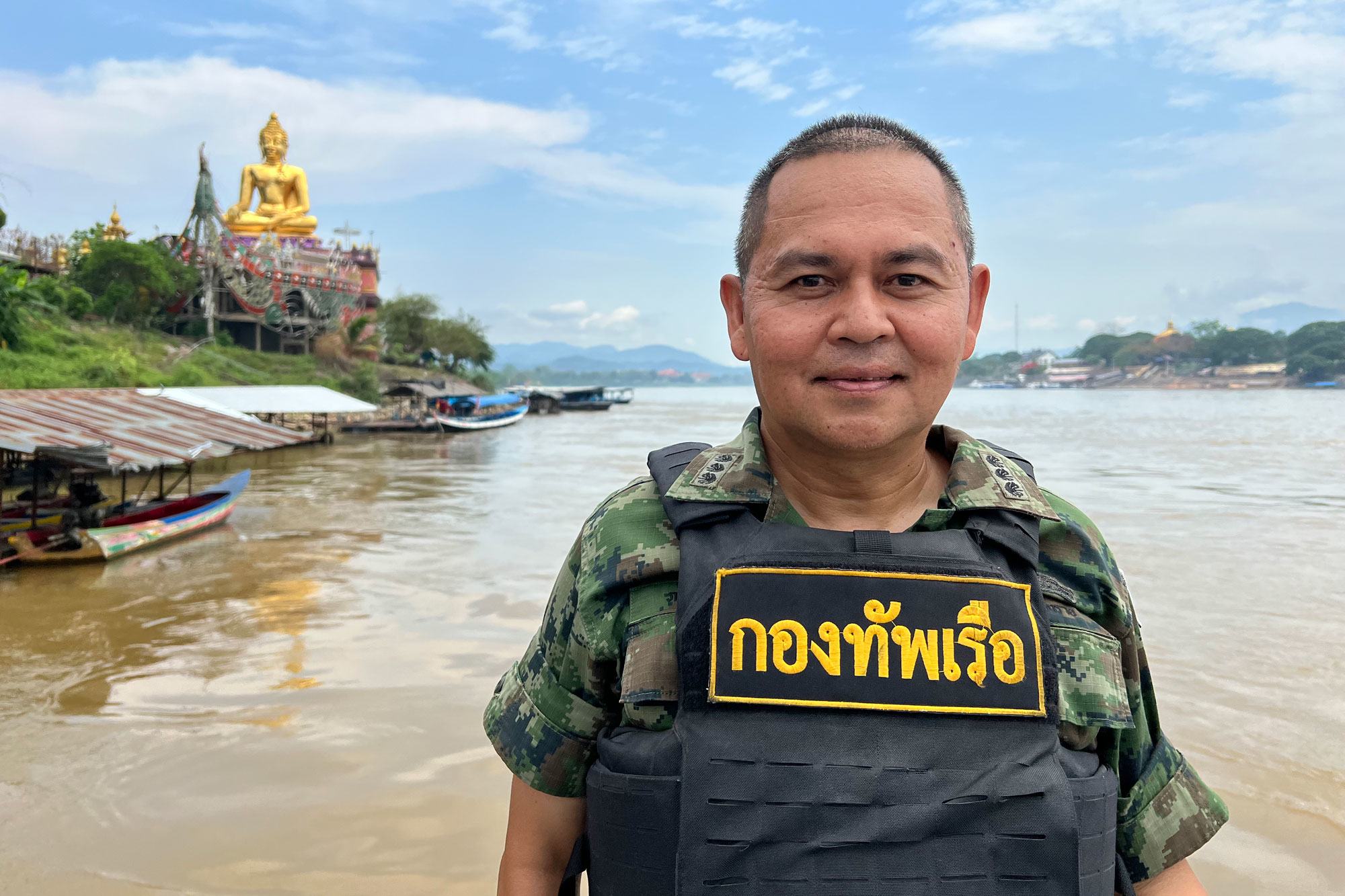 تم تعيين الكابتن فاكورن مانيام في وحدة نهر ميكونغ النهرية التابعة للبحرية التايلاندية