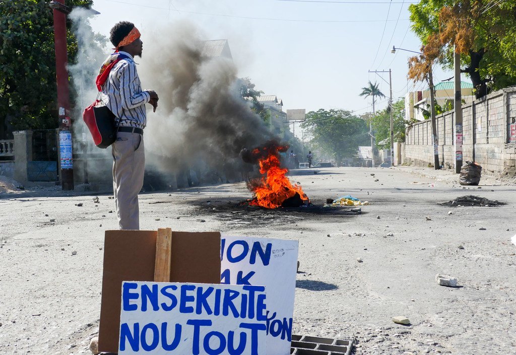 La inseguridad empeoró en Puerto Príncipe desde el asesinato del presidente Jovenel Moïse en julio de 2021.