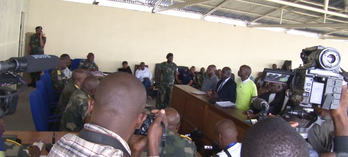 The trial of Ntabo Ntaberi Sheka was held in Goma, DR Congo from 2018 to 2020. (file)