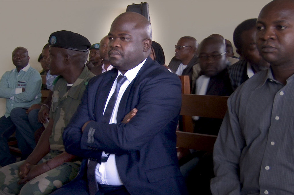 Ntabo Ntaberi Sheka durante el juicio.