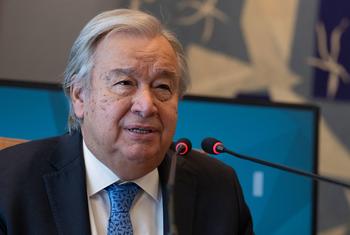 اقوام متحدہ کے سربراہ سیکرٹری جنرل انتونیو گوتیرش۔