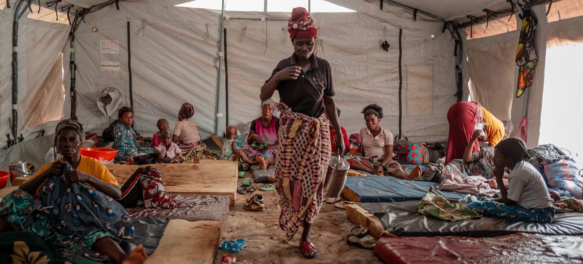 Pacientes reciben tratamiento contra el mpox en el este de la República Democrática del Congo en agosto de 2024.