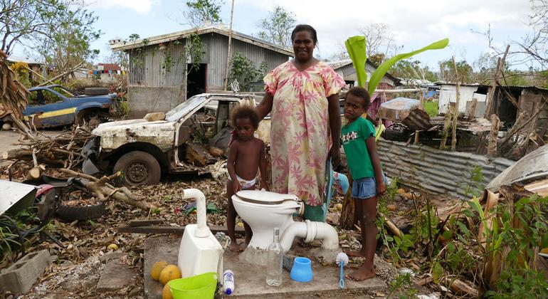 Vulnerable island nations like Vanuatu often experience devastating extreme weather such as typhoons.