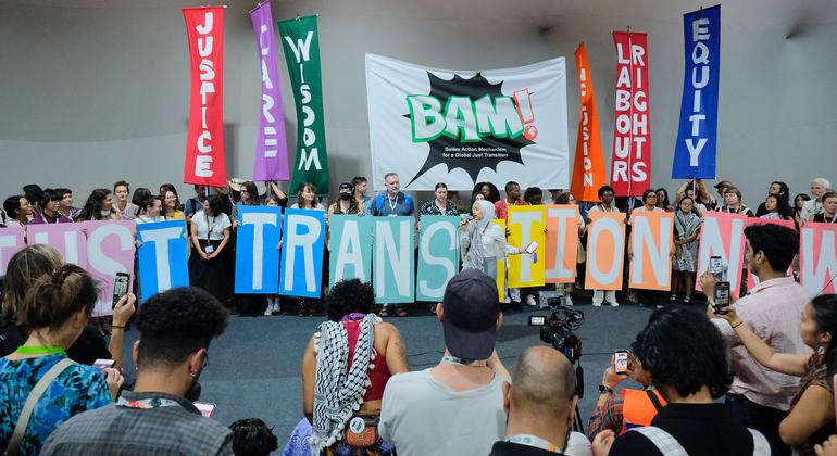 第30届气候变化大会现场。