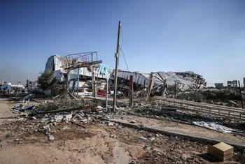 آثار الدمار في قطاع غزة، الناجم عن الأعمال العدائية منذ 7 تشرين الأول/أكتوبر 2023
