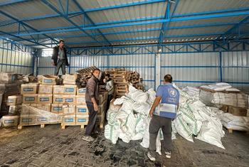 موظفو الأونروا يستعدون لتوصيل مساعدات غذائية ضرورية في غزة.