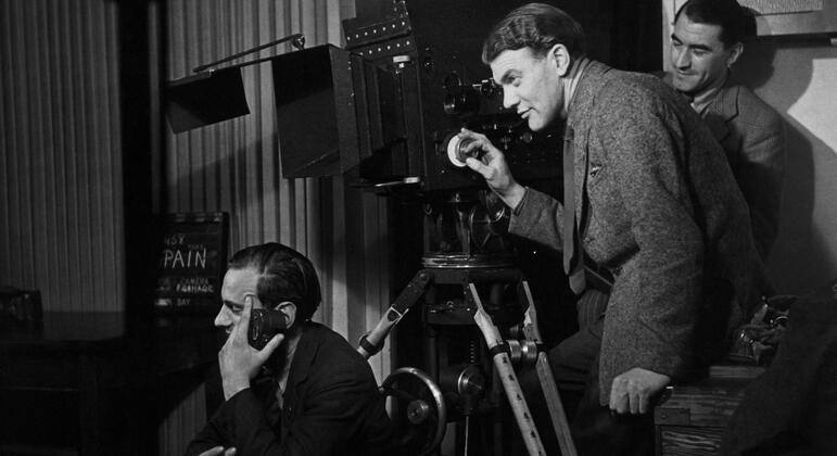 Журналисты снимают первую сессию Генеральной Ассамблеи ООН в Лондоне в 1946 году.