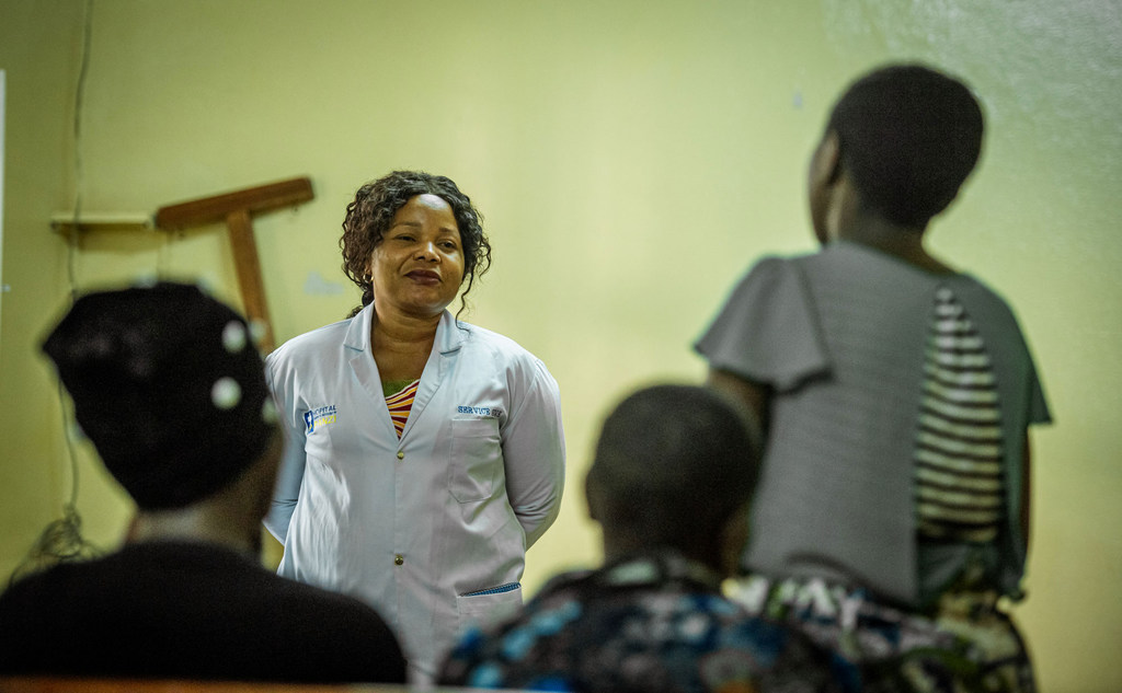 De jeunes survivantes de violences sexuelles reçoivent un soutien psychologique à l'hôpital de Panzi, dans l'est de la République démocratique du Congo (Archives)