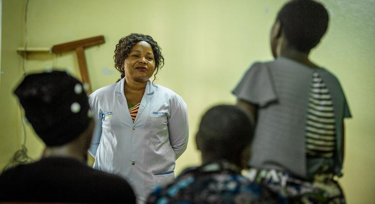 De jeunes survivantes de violences sexuelles reçoivent un soutien psychologique à l'hôpital de Panzi, dans l'est de la République démocratique du Congo (Archives)