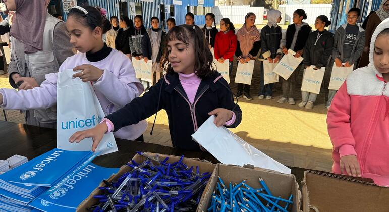 "غزة التي نريد" – مبادرة لليونيسف تعكس وجهات نظر الأطفال حول التعافي وإعادة الإعمار