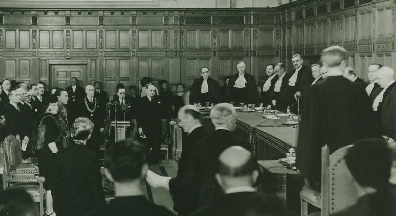 Stories from the UN Archive: Birth of the primary international courtroom