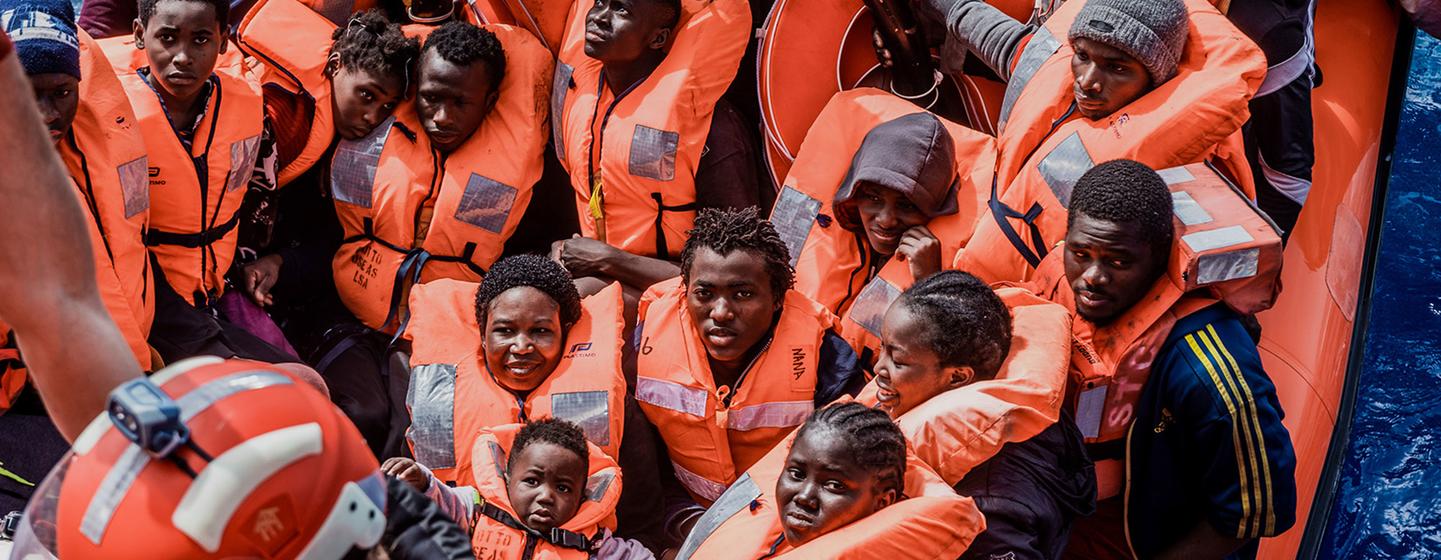 Migrants are rescued off the coast of Libya by the NGO, SOS Méditerranée. (file)