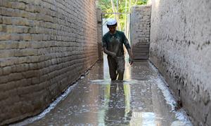 Floods in Baghlan, Afghanistan, in May 2024 (file)