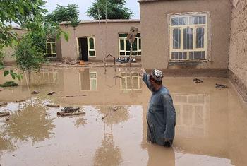 As enchentes estão afetando as comunidades no nordeste do Afeganistão.