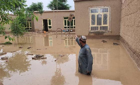 Floods are affecting communities in northeastern Afghanistan.