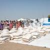 Food is distributed by the UN in Unity State, South Sudan.