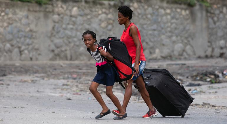 Children across the world, including in Haiti (pictured), face the threat of violence in conflict situations. 