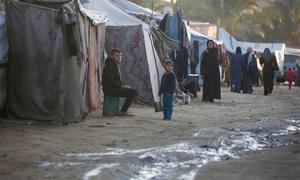 Many Gazans are living in temporary shelters after their homes were destroyed.