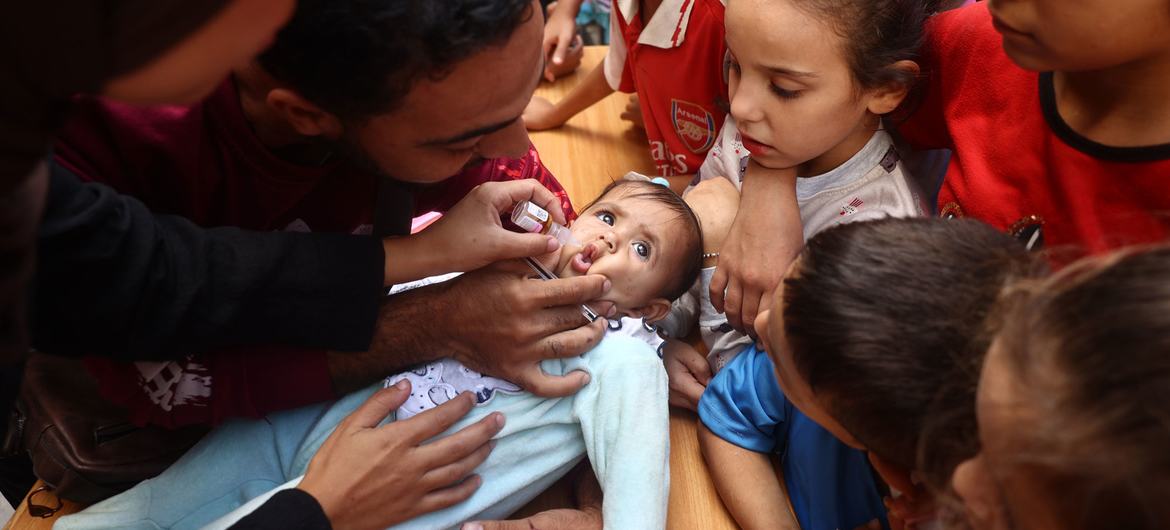 Catch-up immunization campaign ‘a lifeline’ for Gaza’s children